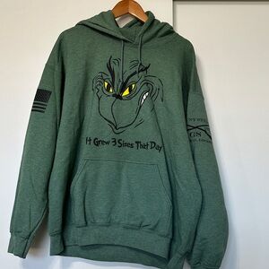 Grunt Style Green Grinch Graphic Hoodie